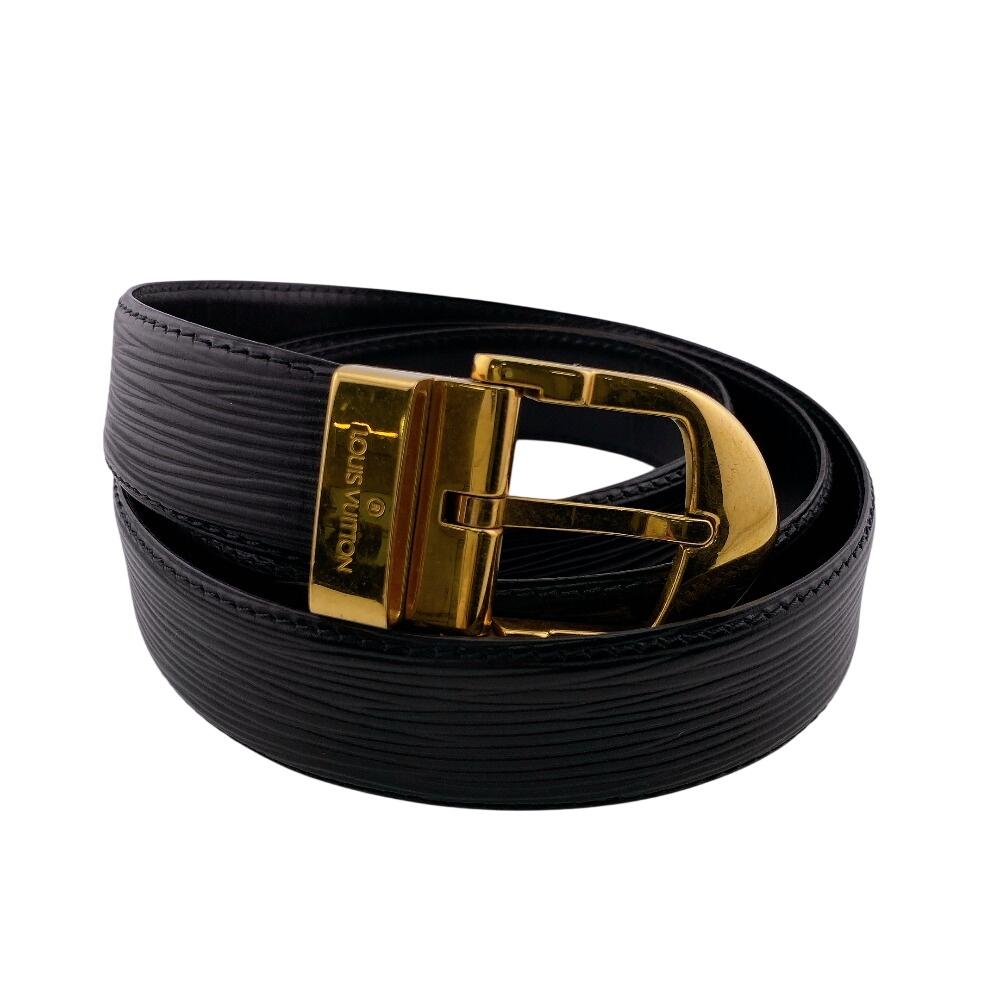 LOUIS VUITTON M6832Q Epi Epi Saintur Classic belt black Epi Used
