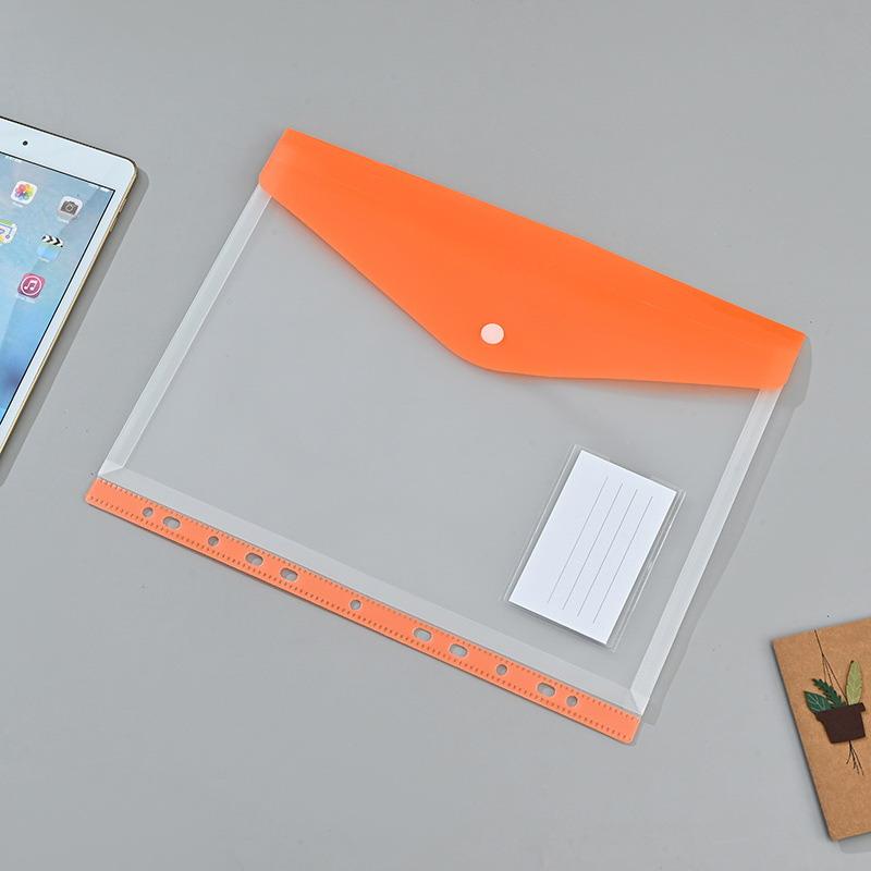 6/12 Packs A4 Expandable Folders Plastic Envelopes Binder Folders ,Binder Pocket Organizer Folders, For School Office Home