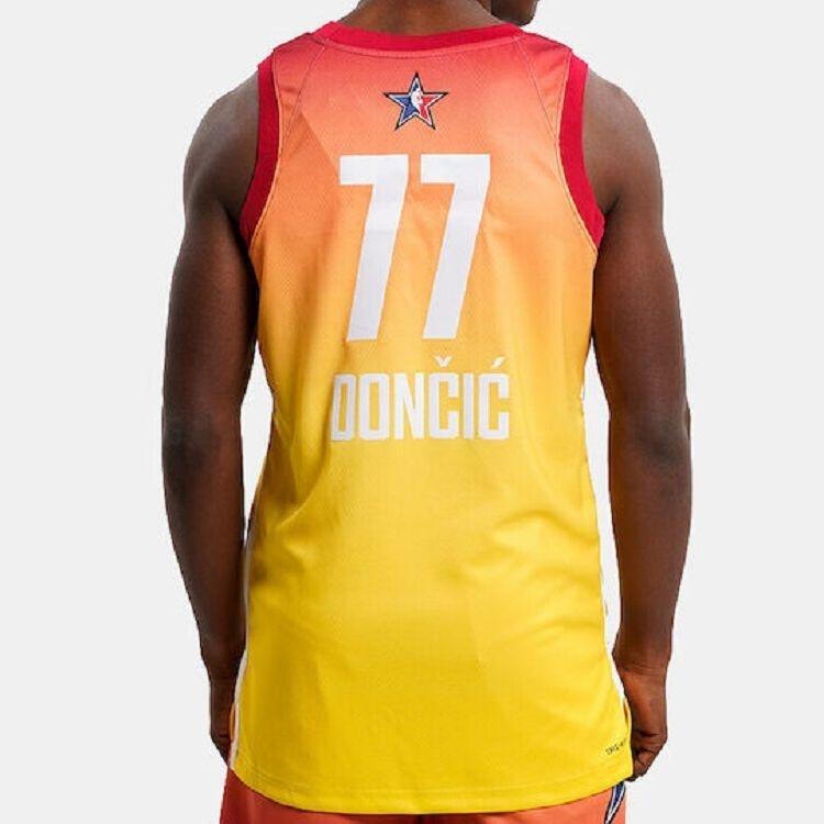 Air Jordan x NBA All-star Weekend Luka Doni Jersey 'Orange Yellow' Men's DX6330-605