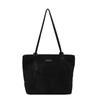 Corduroy large-capacity canvas bag winter new niche simple work commute portable shoulder tote bag