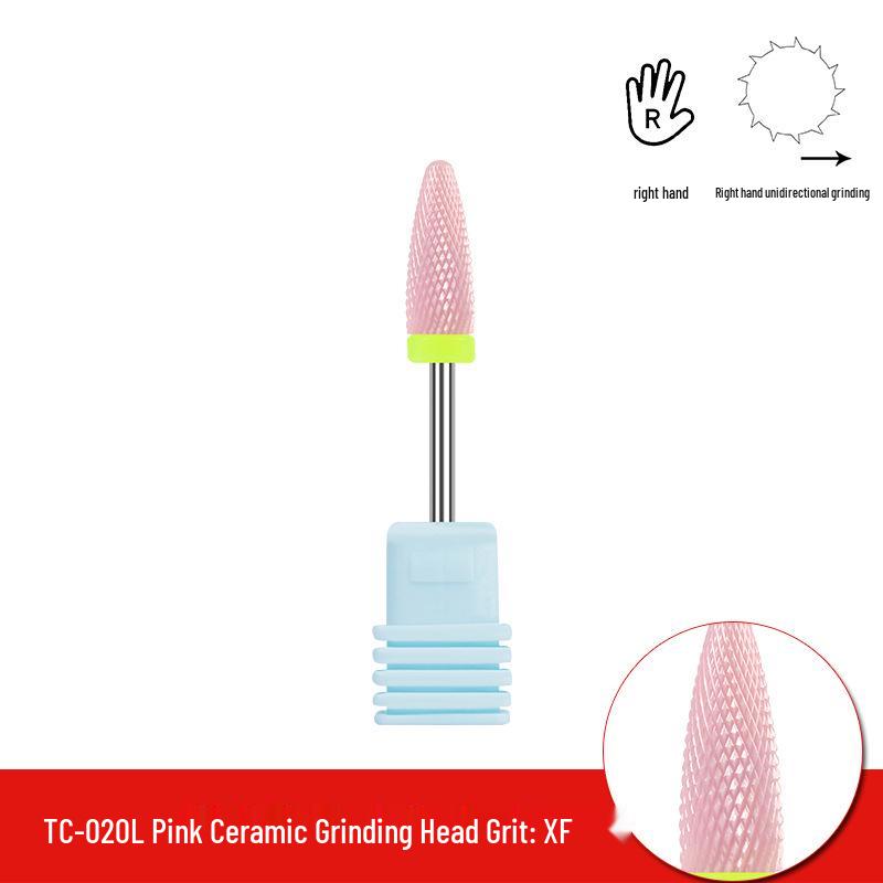 Single Bullet-Shaped Ceramic Nail Grinding Head 2.35
