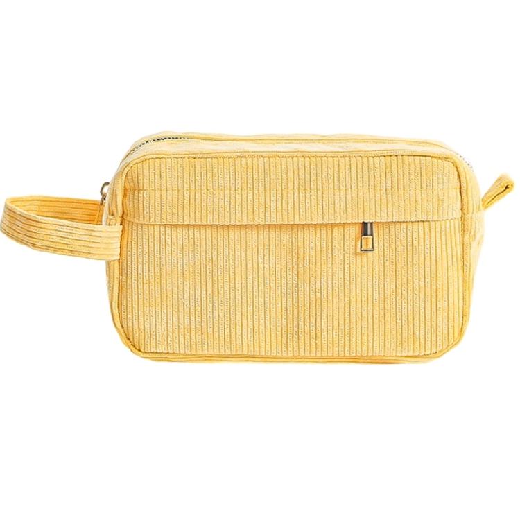 

Aesthetic Pencil Case Practical Pen Case Corduroy Pencil Pouch Large Capacity Pen Bag Pen Pouch School Office Supplies жёлтый