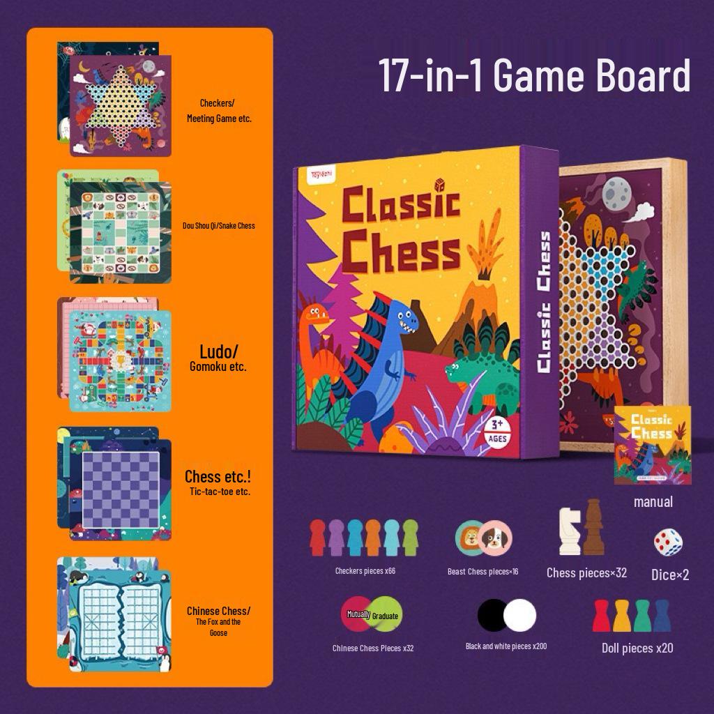 Gomoku, Člověče, nezlob se!, Dáma: Sada 3 herních desek 3 v 1 pro interakci a vzdělávání rodičů a dětí