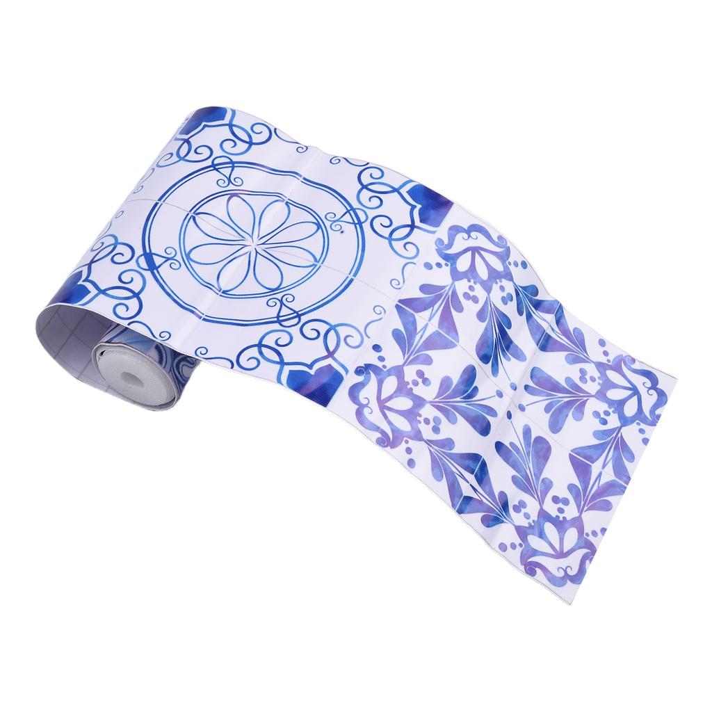 1Roll Bathroom Waist Line Wall Stickers Waterproof Peel & Stick Art Mural Backsplash Home Decoration Stickers Waist Line Sticker