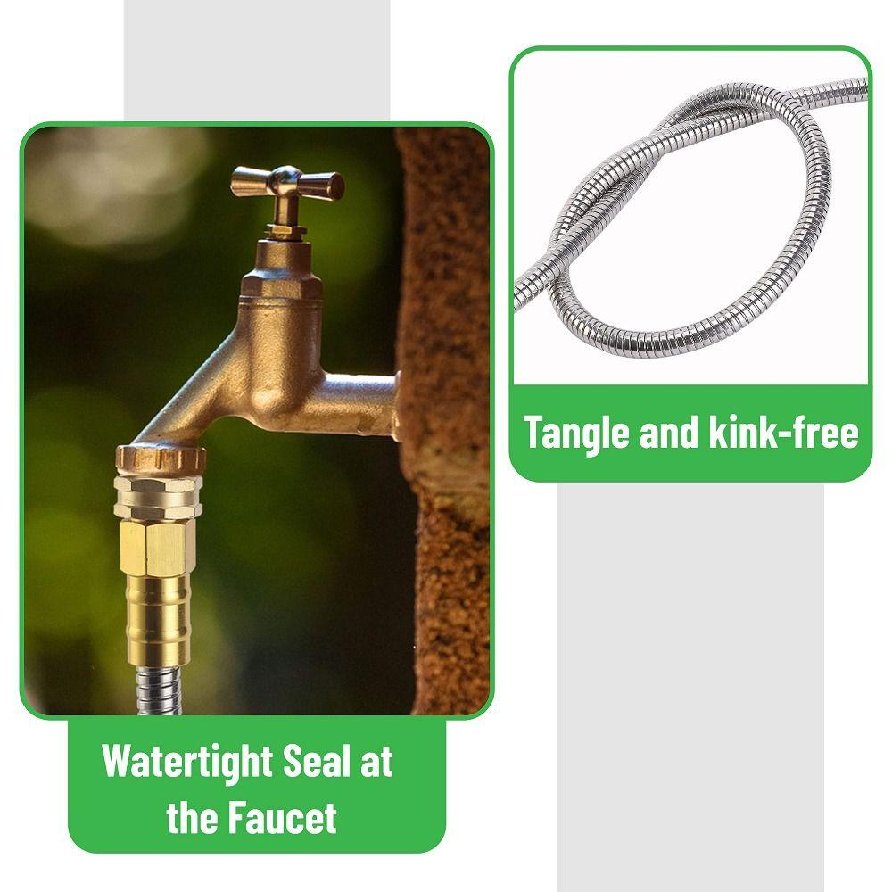 Furtun de duș ranforsat din oțel inoxidabil furtun de schimb tub de extensie universal casă hotel