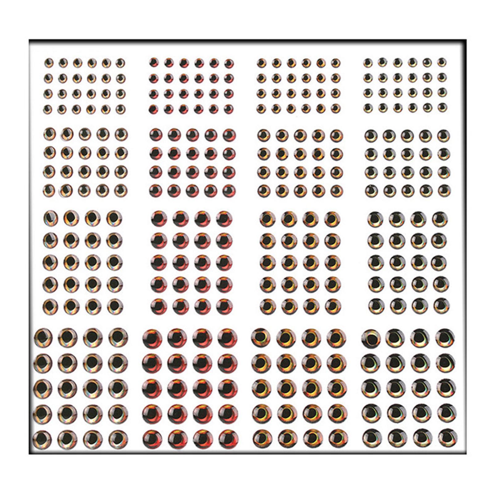 

Набор из 336 рыболовных приманок 4D с реалистичным дизайном «рыбий глаз» для имитации пресноводной и соленой воды