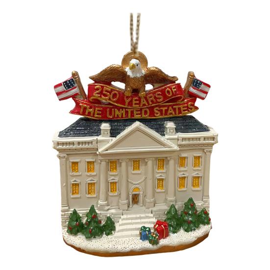 U.S. 250th Anniversary Ornament 2D Acrylic 250 Years of The United States Commemorative Hanging Decor Patriotic Memorial Ornament for Patriots