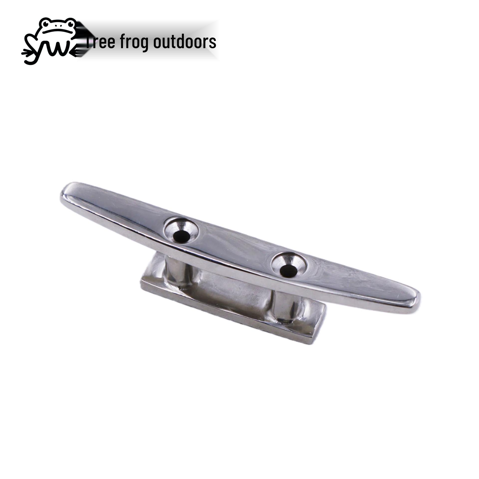 

316 Stainless Steel Ram s Horn Cleat Marine Mooring Bollard 4 inch (80g)