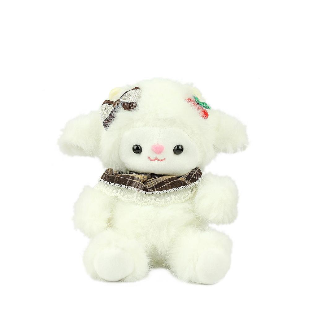 Adorable Little Sheep Plush Toy Keychain Pendant