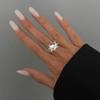 SHIXIN 2026 New Exquisite Colorful Rhinestone Open Rings Women Retro Acrylic Stack Adjustable Knuckle Ring Y2K Jewelry Accessory