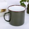 360/500/660ML Emaille Milchbecher Rostfrei Gesund Umweltfreundlich Retro Wasserbecher Mit Deckel Haushaltswaren