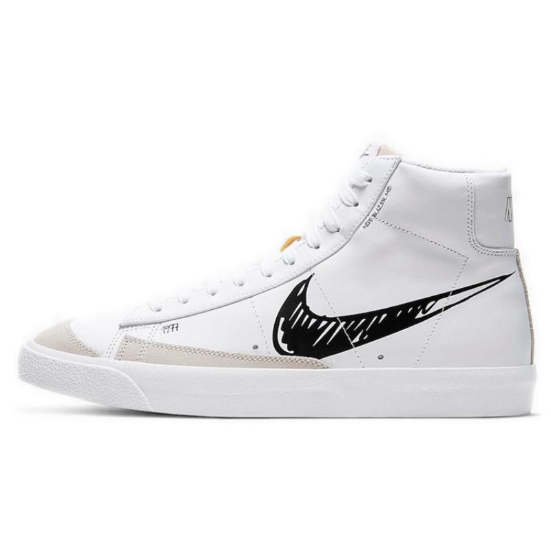 Nike Blazer Mid 77 Sketch - Black Sneakers Skateboard Shoes CW7580-101