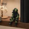Military Hobbyist Gift 3D Printed Soldier Desktop Figurine, Model, Miniature Action Figure Ornament for Home Office Car Decor And Lovers Collectible