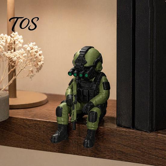 Military Hobbyist Gift 3D Printed Soldier Desktop Figurine, Model, Miniature Action Figure Ornament for Home Office Car Decor And Lovers Collectible