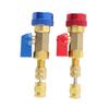 2pcs A C Valve Core Remover Installer Adjustable Removal Tool High Low Coupler for R134 R12