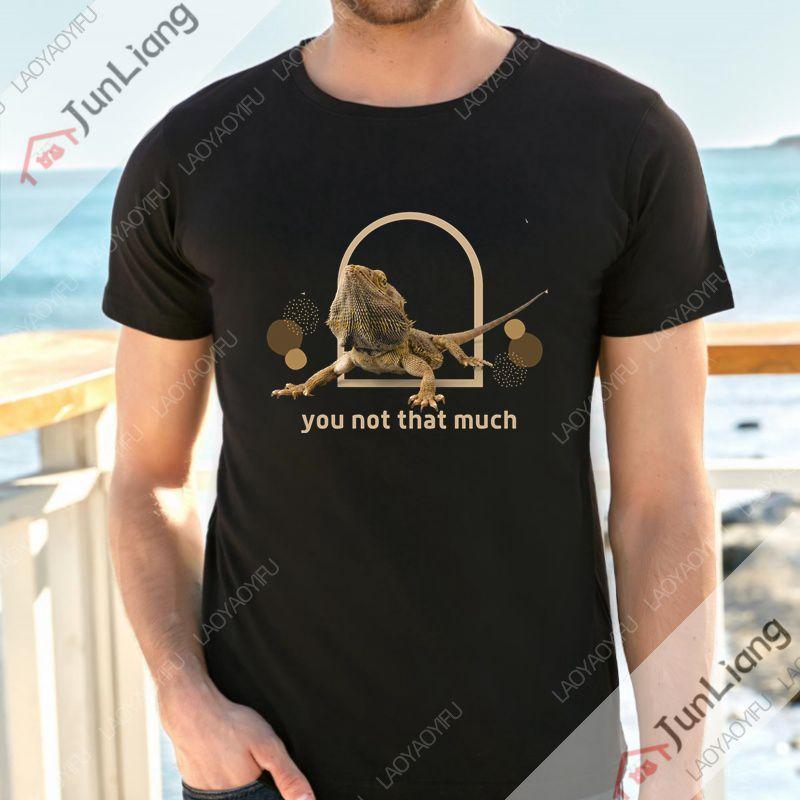 The funny bearded dragon funny Tshirt this is my happy expression a shortsleeved roundneck streetwear top