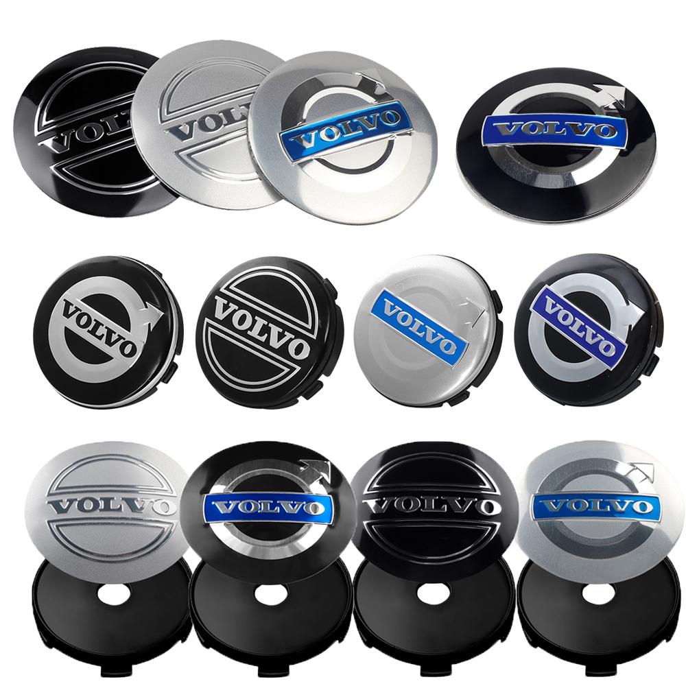 4pcs 56/60/64mm Car Wheel Center Hub Caps Tire Rim Covers Accessories For Volvo RDESIGN XC60 XC90 V60 V40 XC40 V50 S60 V70 C70