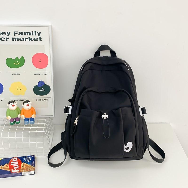 Fresh  Sweet and Cute Girly Japanese Campus Backpack Simple and Versatile Junior High School Students Backpack