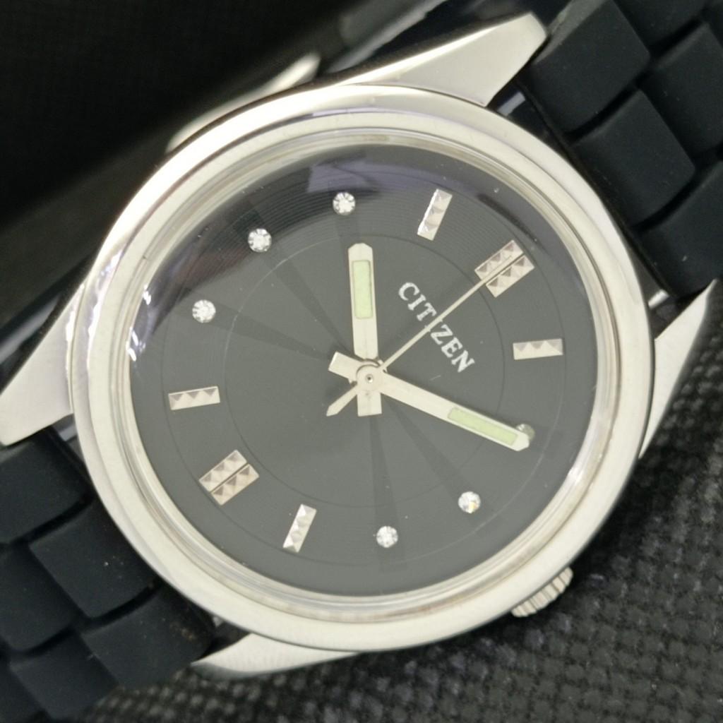 

Б/У ВИНТАЖНЫЕ МУЖСКИЕ ЧЕРНЫЕ ЧАСЫ CITIZEN WINDING JAPAN 570-a301235-9 SKU570-a301235