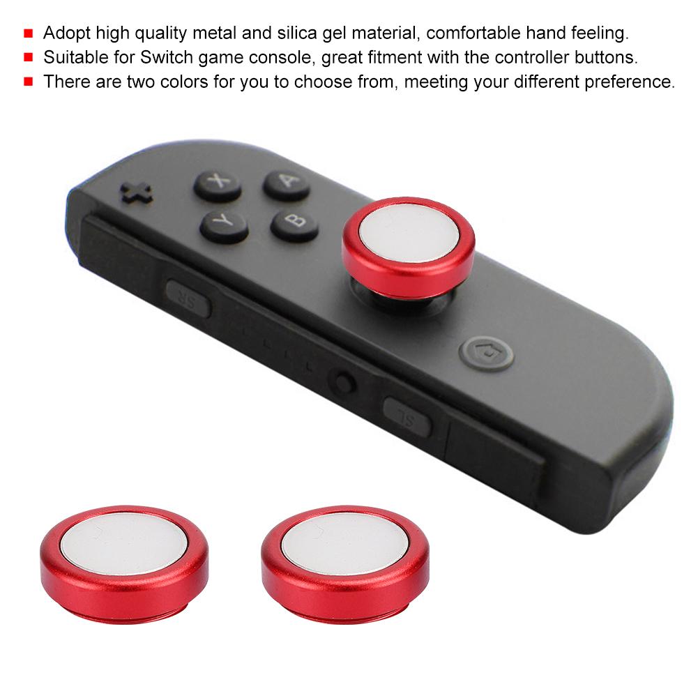 2PCS Silicone Gel Button   Protective Cover for   Game Controller Joystick