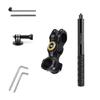 Aluminum Cycling Camera Mount Bracket For Motorcycle Bike Handlebar Selfie Stick Rod Action Camera Clamp Monopod Stand
