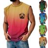 Men's Summer Round Neck Gradient Sports Casual Sleeveless Vest