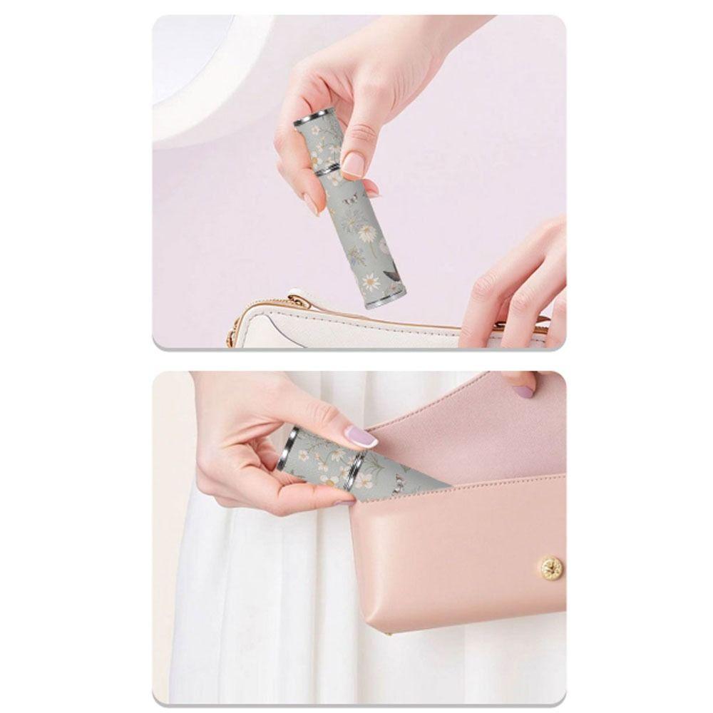 Mini-Parfümflasche aus Leder, nachfüllbarer Parfümzerstäuber für Reisen, Kosmetikspender