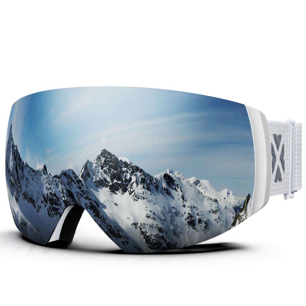 JULI Magnetic Ski Goggles Double Lens Anti Fog UV400 Snowboard Glasses For Men Women