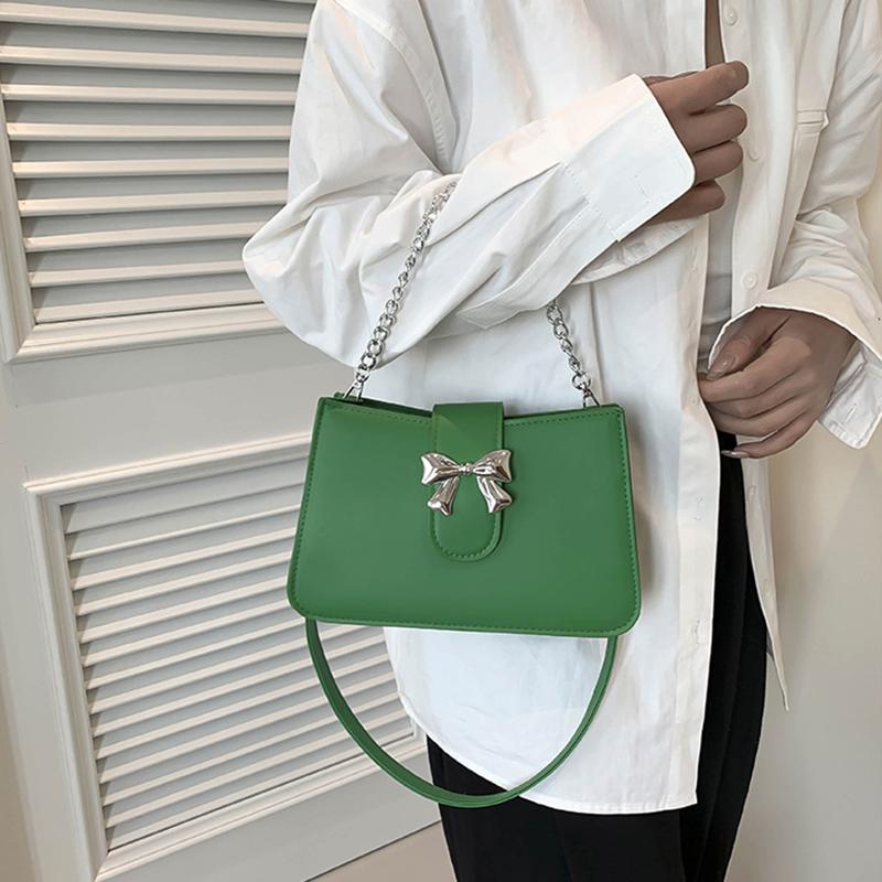 Korean Style Girl Princess Bag Cute Sweet Bow Chain Crossbody Bags for Girls Bowknot Hand Bags Purses and Handbags Gift KTB