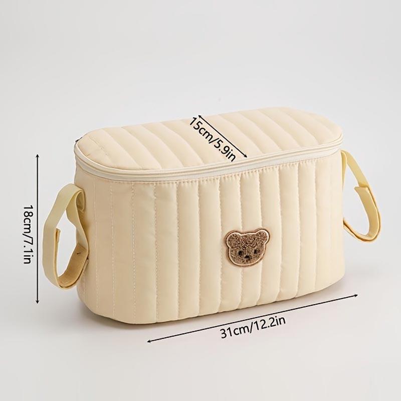 Mommy Bag Korea Cute Bear Portable Multifunctional Stroller Nappy Bag Soft Maternity Storage Bags Baby Diaper Organizer