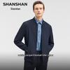 SHANSHAN Men's Business Casual Baseball Collar Jacket