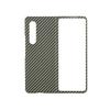 3K Twill Carbon Fiber Phone Case for Galaxy Z Fold 4 Camera Big Hole Crater Aramid Fiber  Flip 4 Phone Case