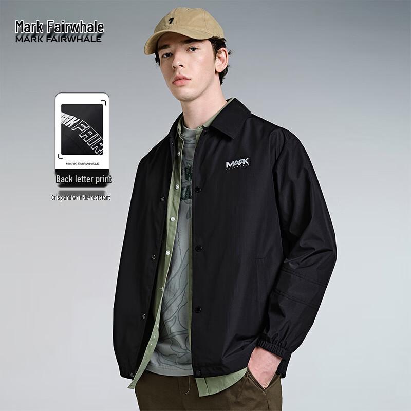 

Mark Fairwhale Men s Thin Casual Printed Lapel Jacket M