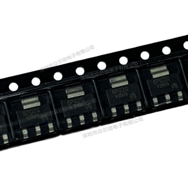 Original NTF6P02T3G SOT-223-3 MOSFET Transistor (Silkscreen 6P02)
