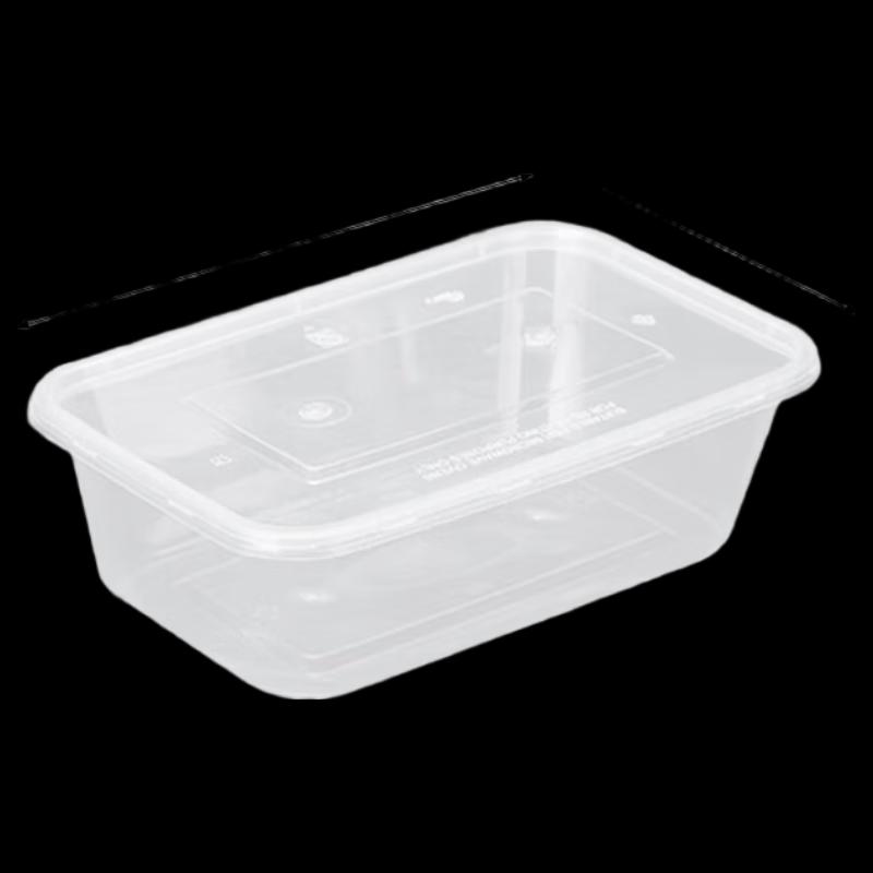 NHZHIW Disposable Square Lunch Boxes with Lids