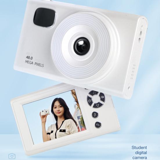2.8 Inch Digital Camera High Definition 1080P Shoot Camera with 16X Zoom Students Vlogging Video Camcorder for Kids Teens