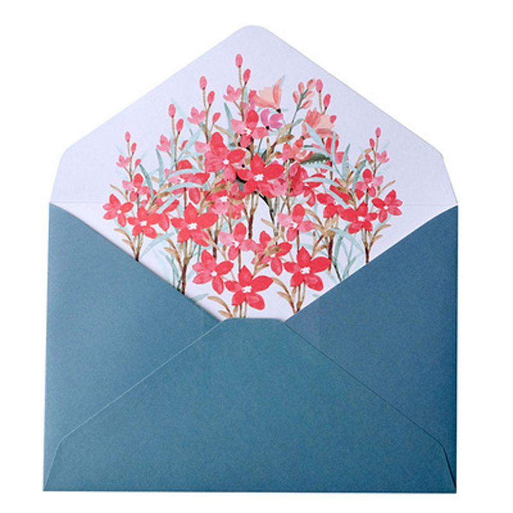 Wedding Birthday Party Letter Pad Flowers Envelope Writing Paper Greeting Card Letter Paper