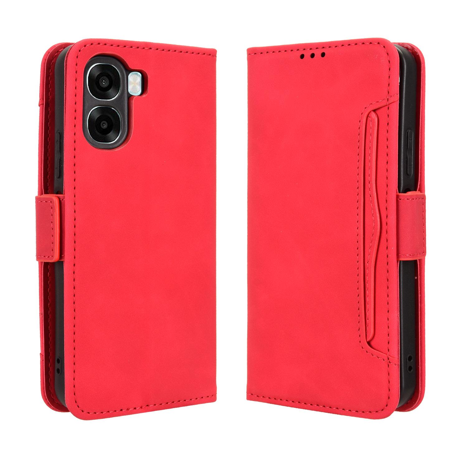 

Кожаный чехол-бумажник для Oppo A6x 4G/Oppo A6x 5G с несколькими отделениями для карт