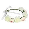   Flower Wreath Headband Floral Garland Headpiece Artificial Floral Crown for Women
