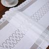 Geometric Minimalist Solid Color Table Flag with Long Hollow Tassel Tea Table TV Cabinet Cabinet Dining Table Dust Cover Cloth