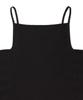 COTTON BELL Seersucker Smocked Dress - Black