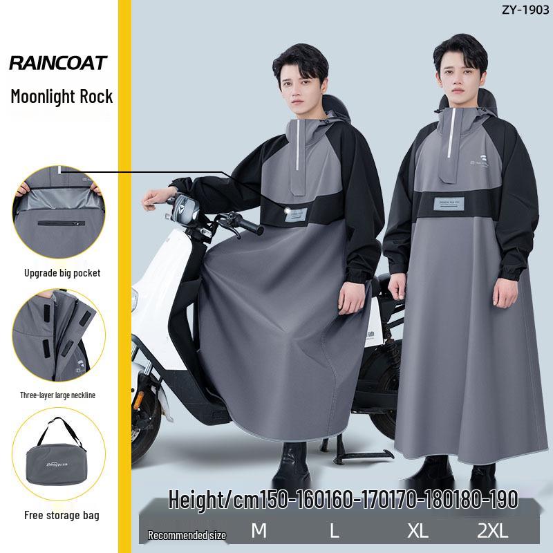 Heavy-Duty Full-Body Electric Scooter Raincoat