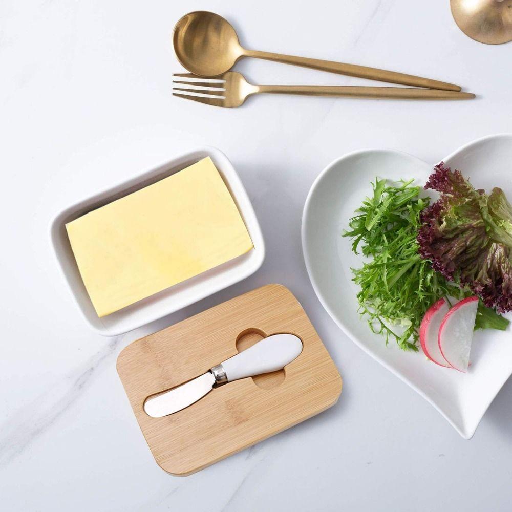 High-quality Butter Dish Cans  with Lid Airtight Cover Cheese Storage Container  Fridge