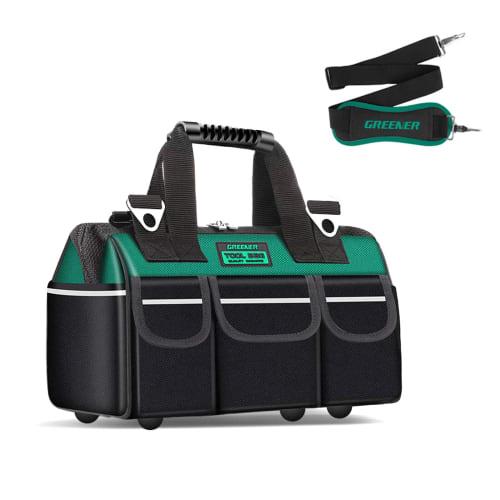 MATSURIA Tool Bag, Tool Storage Bag with Shoulder Strap, Lightweight and Durable, for Sorting and Managing Tools, Ideal for Motorcycles, Transport, an