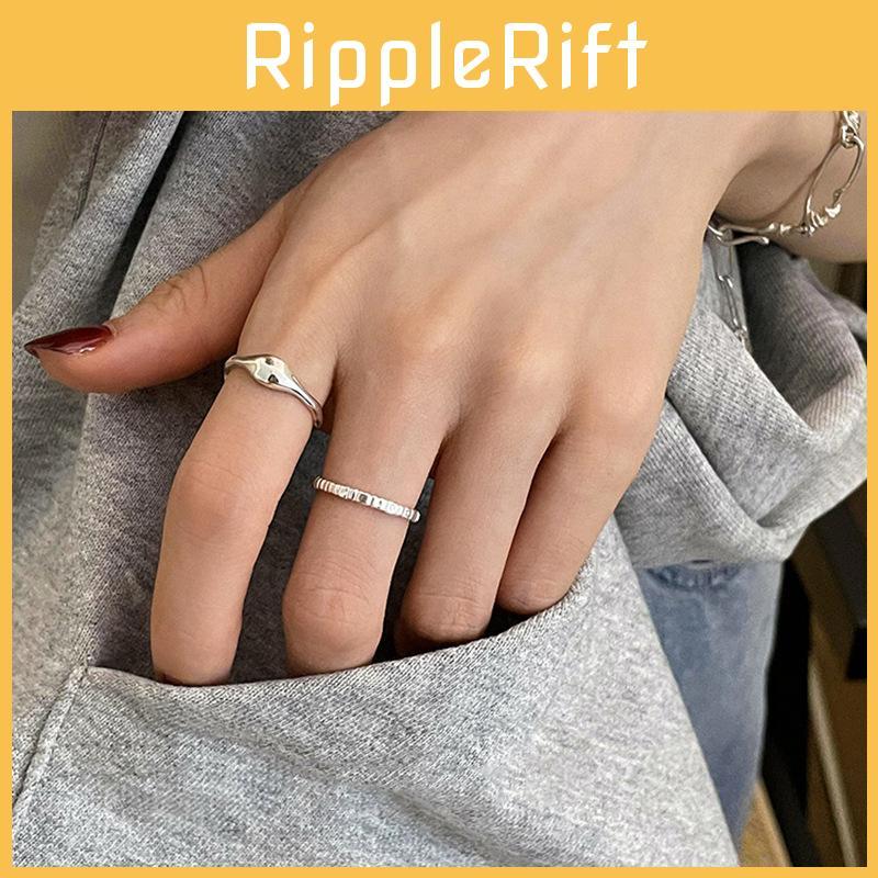 Stylish Minimalist Irregular Copper Ring For Women Perfect For Everyday Fashion And Casual Wear