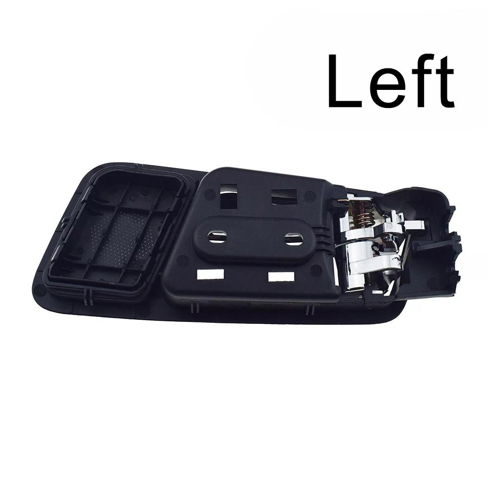 Sleek Black Silver Plastic Inner Handles Compatible with For Epica