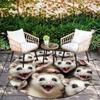 Opossum pattern round rug,Carpet Rug for Living Room Bedroom Playroom ,Non-slip Floor Mat,Holiday Gifts and Birthday Gifts.