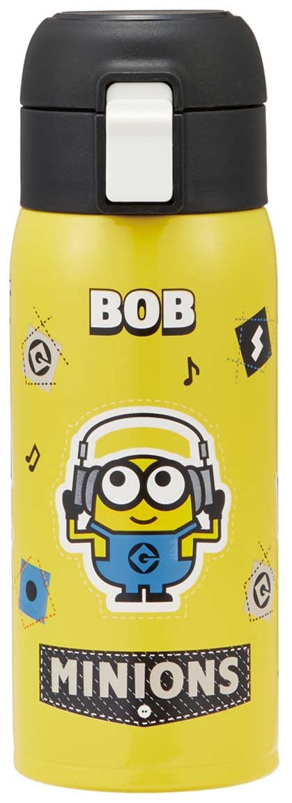

Кружка-бутылка Skater Minions 350 мл из нержавеющей стали с вакуумной изоляцией для питья напрямую STOT3-A Открытие одним касанием, Изолированная, Двустенная,