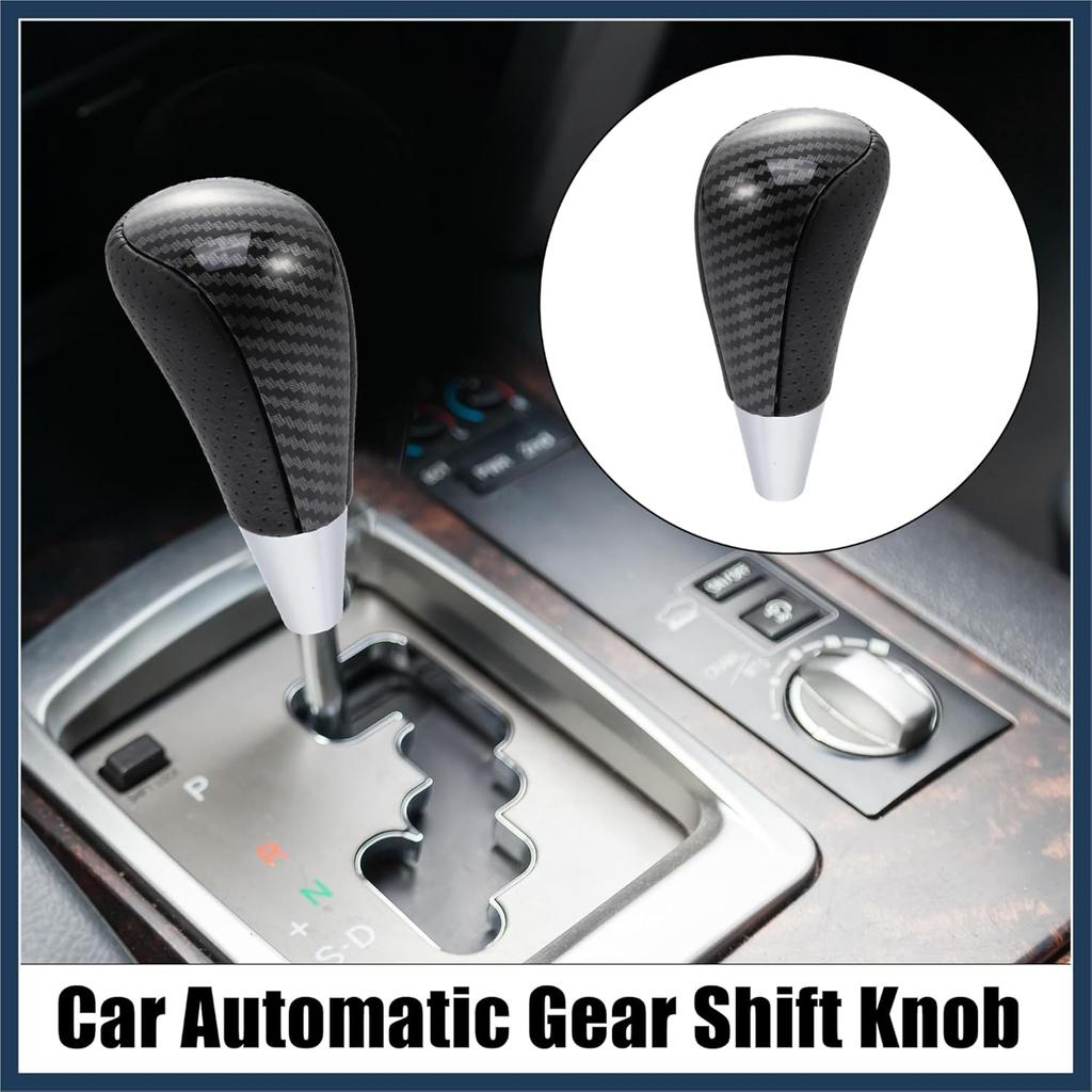 Car Automatic Gear Stick Shift Knob for Toyota for Toyota RAV4 Corolla Avalon Yaris 4Runner Sienna Camry Tacoma for Lexus ES GS SC RX LS Black Carbon