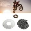 Metal Steel Motorcycle Chain Kit Off Road Vehicle Chain Kit  Drivetrain Maintenance